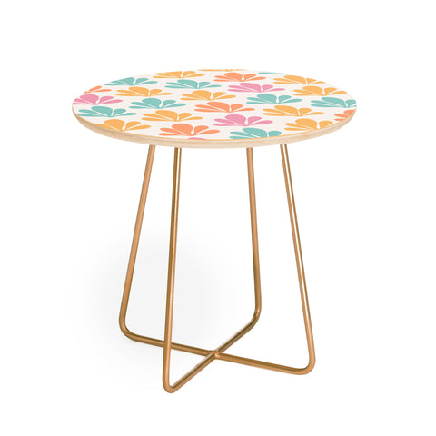 Colour Poems Abstract Plant Pattern XI Round Side Table