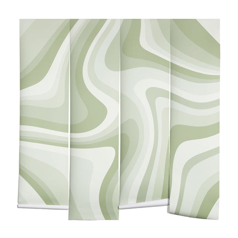 Colour Poems Abstract Wavy Stripes LXXVIII Wall Mural