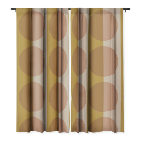 Colour Poems Color Block Abstract VII Blackout Window Curtain