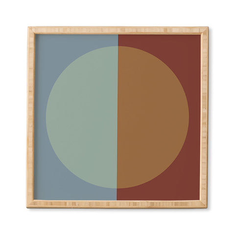Colour Poems Color Block Abstract X Framed Wall Art