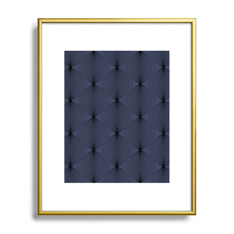 Colour Poems Geometric Orb Pattern XIV Metal Framed Art Print