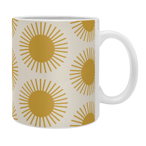 Colour Poems Golden Sun Pattern Coffee Mug
