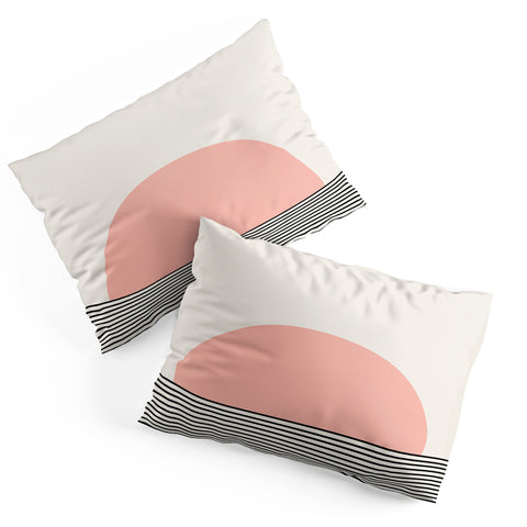 Colour Poems Sunrise Pink Pillow Shams