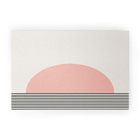 Colour Poems Sunrise Pink Welcome Mat