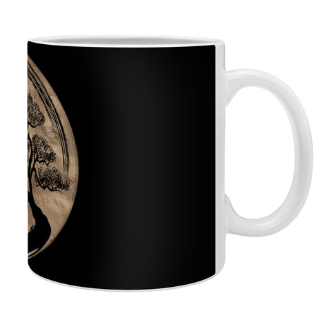 Creativemotions Enso Zen Circle and Bonsai Tree Coffee Mug