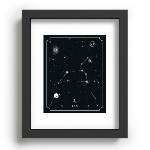 Cuss Yeah Designs Leo Star Constellation Recessed Framing Rectangle
