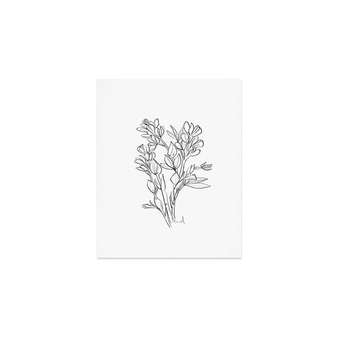 Dan Hobday Art Floral 02 Art Print