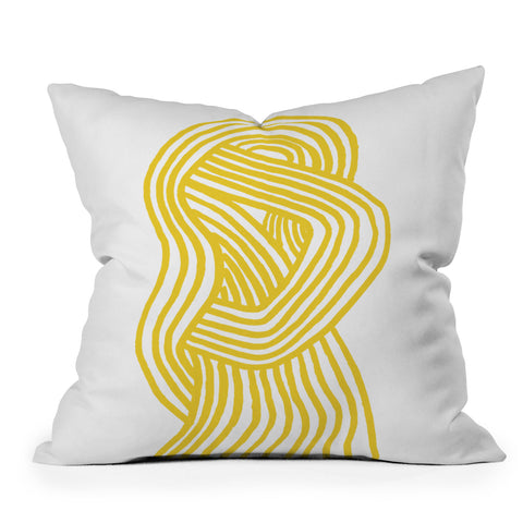 Dan Hobday Art Track Throw Pillow