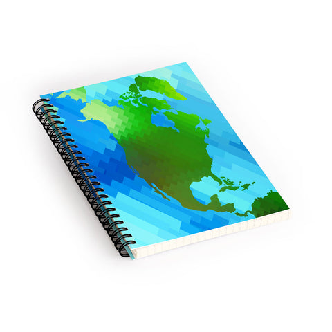 Deniz Ercelebi North America Spiral Notebook