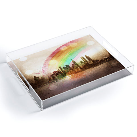Deniz Ercelebi NYC Rainbow Acrylic Tray