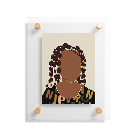 Domonique Brown Black Girl Magic No 1 Floating Acrylic Print