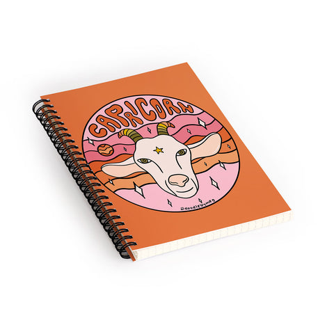 Doodle By Meg 2020 Capricorn Spiral Notebook