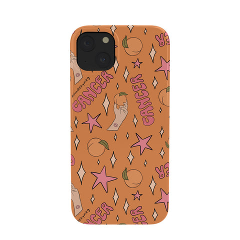 Doodle By Meg Cancer Peach Print Phone Case