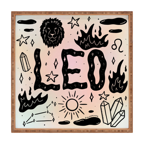 Doodle By Meg Celestial Leo Square Tray