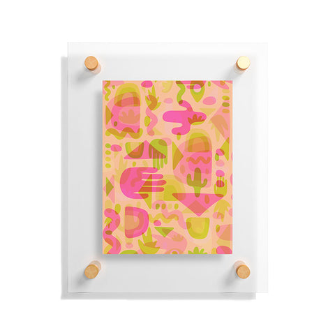 Doodle By Meg Colorful Cutout Print Floating Acrylic Print