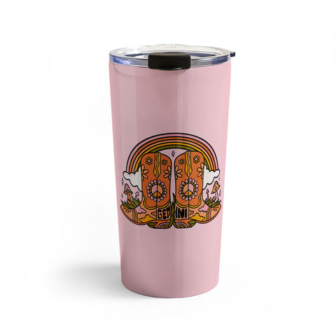 Doodle By Meg Gemini Cowboy Boots Travel Mug