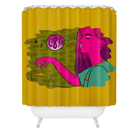 Doodle By Meg Libra Babe Shower Curtain