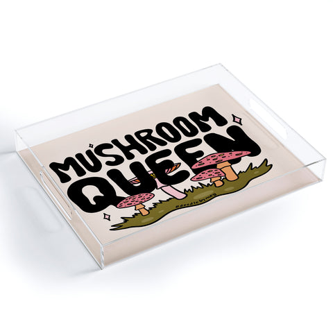 Doodle By Meg Mushroom Queen Acrylic Tray