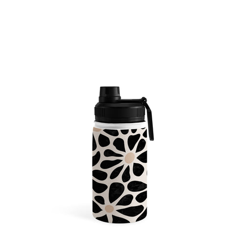 DorisciciArt Mid Century Modern Floral A Water Bottle