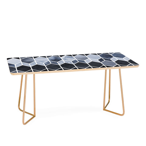 Elisabeth Fredriksson Blue Stained Glass Coffee Table