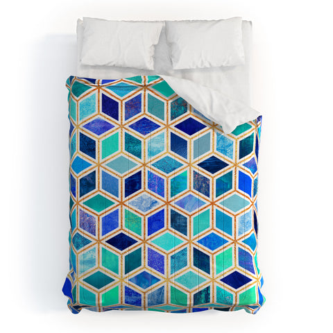 Elisabeth Fredriksson Magic Blue Comforter
