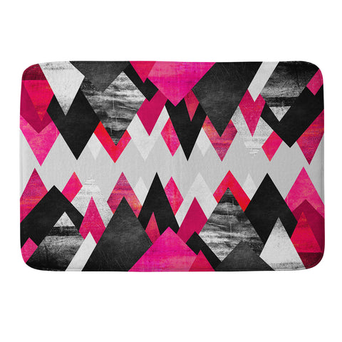 Elisabeth Fredriksson Pink Peaks Memory Foam Bath Mat