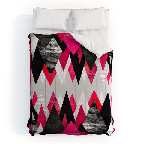 Elisabeth Fredriksson Pink Peaks Comforter