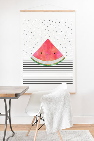Elisabeth Fredriksson Pretty Watermelon Art Print And Hanger