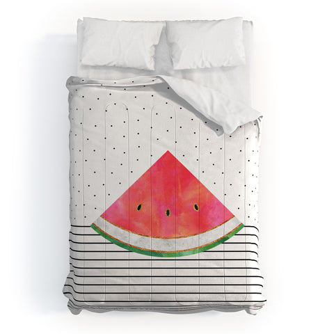 Elisabeth Fredriksson Pretty Watermelon Comforter