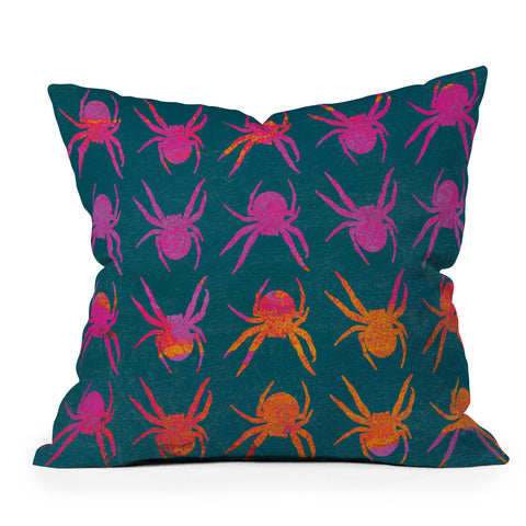 Elisabeth Fredriksson Spiders 4 Throw Pillow