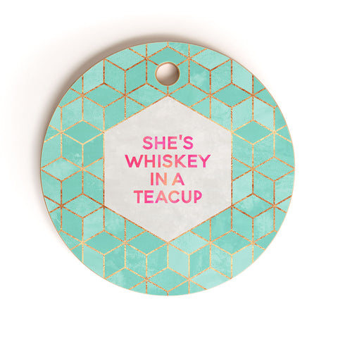 Elisabeth Fredriksson Whiskey In A Teacup Cutting Board Round