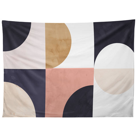 Emanuela Carratoni Geometric Moontime II Tapestry