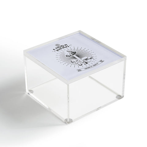 Emanuela Carratoni Mushrooms Zodiac Libra Acrylic Box