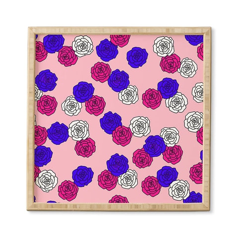 Emanuela Carratoni Pop Roses Framed Wall Art