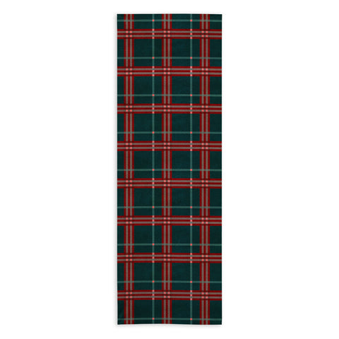 Emanuela Carratoni Tartan Theme Yoga Towel