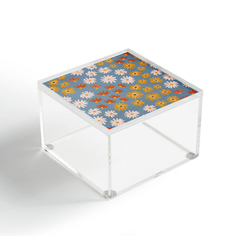 Emanuela Carratoni Wild Painted Flowers Acrylic Box