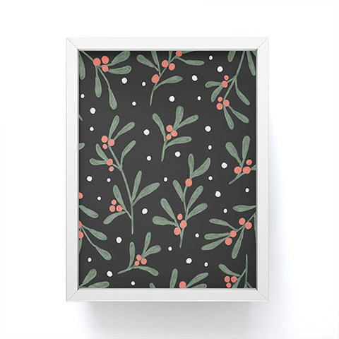 Emanuela Carratoni Winter Mistletoe Framed Mini Art Print