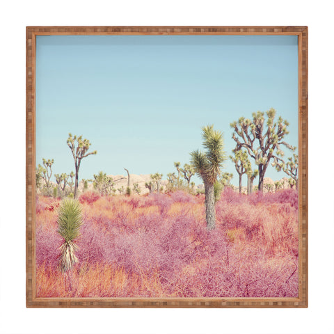 Eye Poetry Photography Surreal Desert Joshua Tree Square Tray