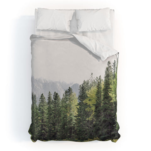 Eye Poetry Photography Treeline Nature and Landscape Duvet Cover