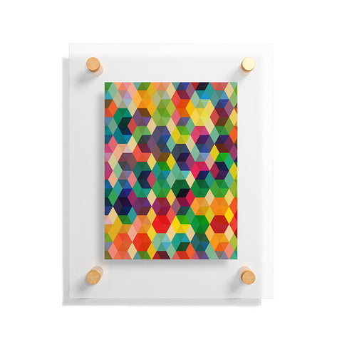 Fimbis Hexagonzo Floating Acrylic Print