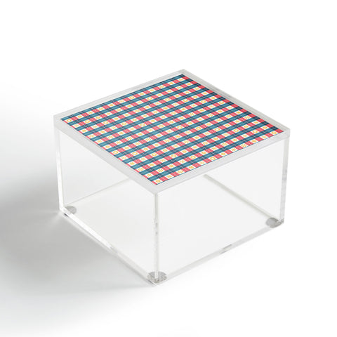 Fimbis Plaid Sun Acrylic Box