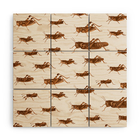 Florent Bodart Crickets Wood Wall Mural