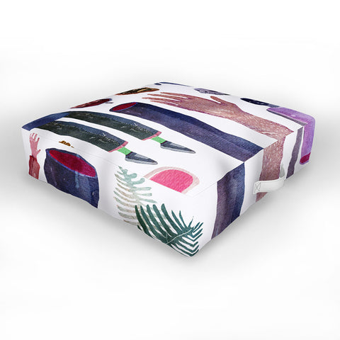 Francisco Fonseca life Outdoor Floor Cushion