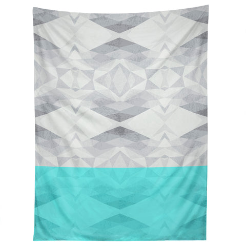 Gabi Lattice Aqua Tapestry