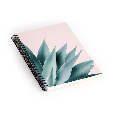 Gale Switzer Agave Flare II peach Spiral Notebook