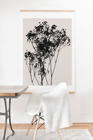 Garima Dhawan babys breath 3 Art Print And Hanger