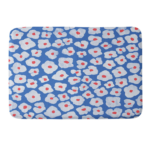 Garima Dhawan hydrangea 4 Memory Foam Bath Mat