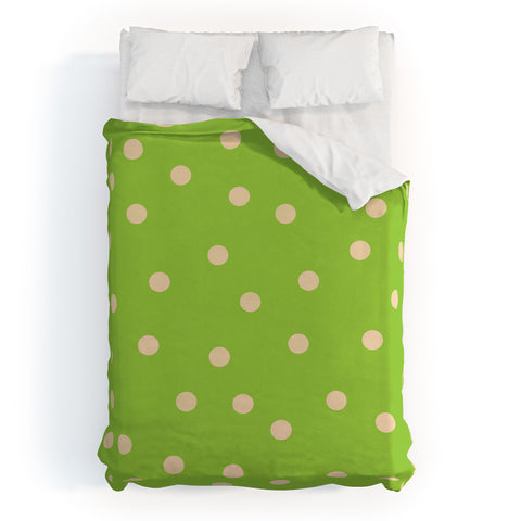 Garima Dhawan vintage dots 14 Duvet Cover