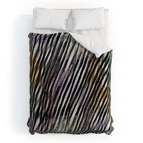 Georgiana Paraschiv Diagonal Stripes Comforter