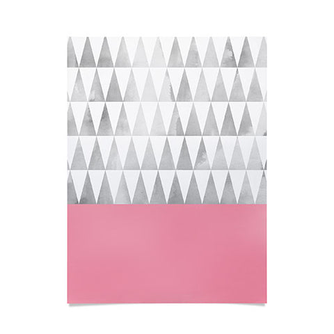 Georgiana Paraschiv Silver Triangles Poster